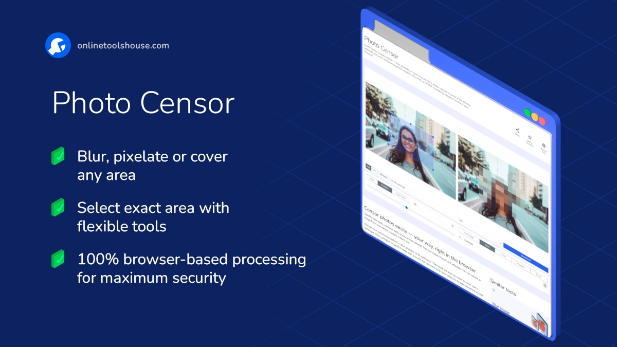 Free online photo censor tool for hiding sensitive content